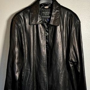 "Vintage" Hahns New York Mens Leather Jacket By Tanners Avenue